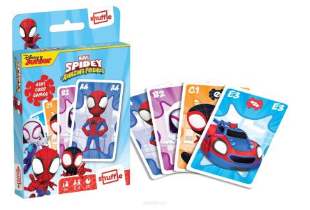 KARTY DO GRY SHUFFLE DISNEY SPIDEY 3318