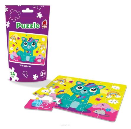 RK PUZZLE IN STAND-UP POUCH FAIRY CAT 0654 NN