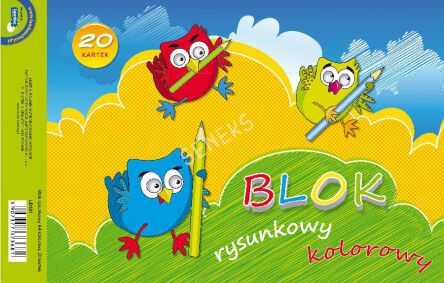 BLOK RYSUNKOWY A4 KOLOR [20] 5382