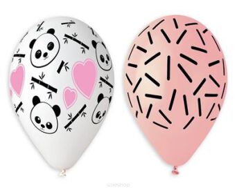 BALONY PREMIUM PANDA I SERCA 13" 5 SZT 3450 NN