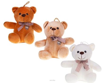 PLUSZ MIŚ Z APLIKACJĄ KRACIASTA KOKARDA 16 CM 6332