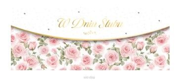 KARTKA KOPERTA W DNIU ŚLUBU KWIATY 7020 NN