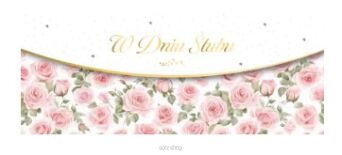 KARTKA KOPERTA W DNIU ŚLUBU KWIATY 7020 NN