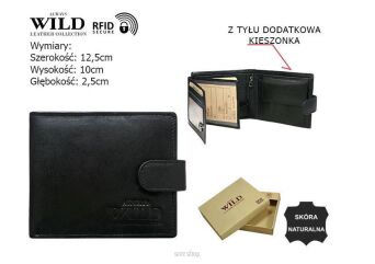 PORTFEL MĘSKI SKÓRA N992L-P-SCR BLACK 7926 NN