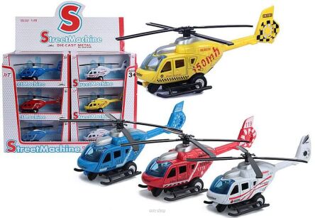 HELIKOPTER METAL 10 CM (24) 7069