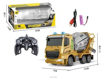 AUTO NA RADIO BETONIARKA Z ŁADOW. 38X17 CM 3505