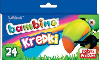 KREDKI WOSKOWE 24 KOL BAMBINO 0218 NN