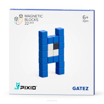 KLOCKI MAGNETYCZNE PIXIO MINI MONSTER GATEZ 22 045