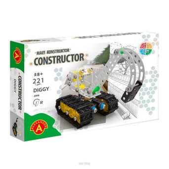 MAŁY KONSTRUKTOR KOPARKA DIGGY 8089