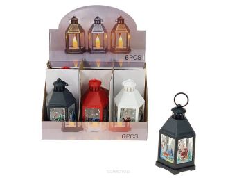 LAMPKA LATARENKA LED MOTYW ŚW 14,5 CM (6) 4511