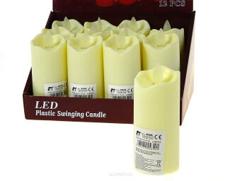 LAMPKA TEALIGHT ZNICZ LED 11X5 CM (12) 6591