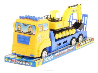 AUTO LAWETA Z KOPARKĄ 29X12 CM 1534