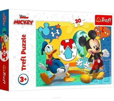 TREFL PUZZLE 30 MYSZKA MIKI I WESOŁY DOMEK 2897 NN