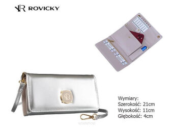 TOREBKA PORTFEL R-MW-01-6045  SILVER 6045 NN