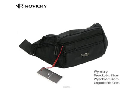 SASZETKA MĘSKA R-73213 BLACK 1670 NN