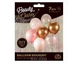 BUKIET BALONOWY B&C RÓŻOWO-MIEDZIANY 7 SZT 9081 - 2