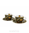 FILIŻANKI MORRIS ZE SPODKAMI CHRYSANTHEMUM 8508 NN - 2