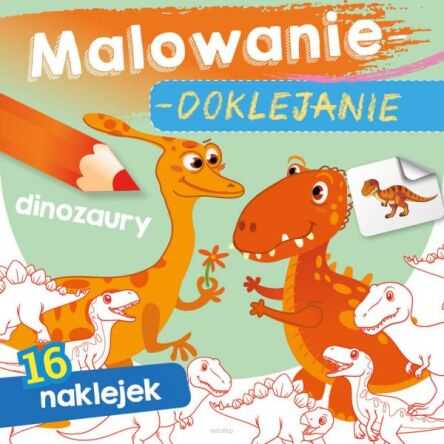 MALOWANIE DOKLEJANIE DINOZAURY 1139
