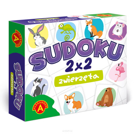 GRA SUDOKU 2X2 ZWIERZĘTA 2858