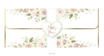 KARTKA KOPERTA ŚLUB MŁODEJ PARZE 6160 NN