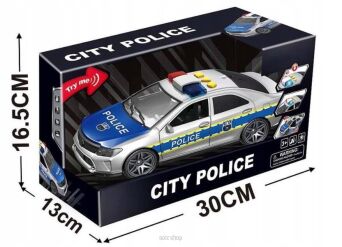 AUTO POLICJA NA BAT. 30X16 CM 5322