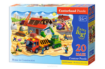 CASTOR PUZZLE 20 MAXI HOUSE IN CONSTRUCTION 2412