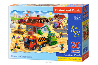 CASTOR PUZZLE 20 MAXI HOUSE IN CONSTRUCTION 2412