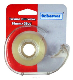 TAŚMA KELJĄCA Z OBCINACZEM 18MMx36YD 5018