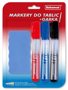 MARKERY DO TABLICY SUCHOŚCIERALNEJ + GĄBKA 0693