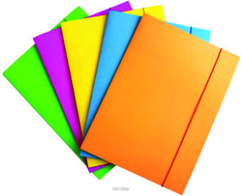 TECZKA Z GUMKĄ A4 KOLOR MIX [10] 3167 4721 3194