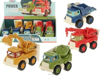 AUTO BUDOWLANE Z NAPĘDEM 10 CM (10) 2548