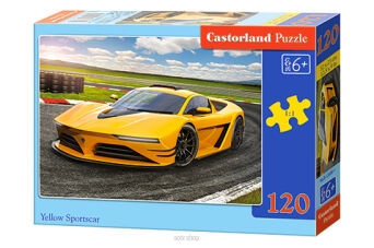 CASTOR PUZZLE 120 YELLOW SPORTSCAR 3500