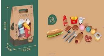 AKCESORIA KUCHENNE W EKO TORBIE 24X15 CM 9860