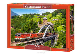 CASTOR PUZZLE 500 TRAIN ON THE BRIDGE 2462