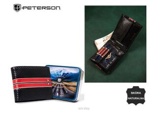 PORTFEL MĘSKI SKÓRA PTN 304 MOTO1 BL CAR 6287 NN