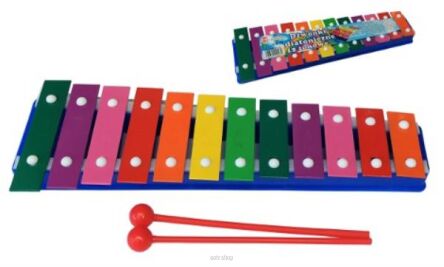 CYMBAŁKI DZWONKI DIATONICZNE KOLOR 12 TON 0605