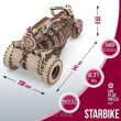 MR.P DREWNIANY MODEL PUZZLE 3D STARBIKE 0304 - 5