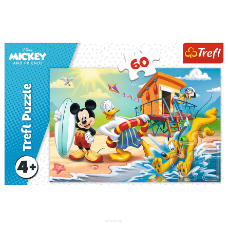 TREFL PUZZLE 60 CIEKAWY DZIEŃ MIKIEGO 3598 NN