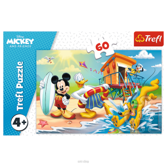 TREFL PUZZLE 60 CIEKAWY DZIEŃ MIKIEGO 3598 NN