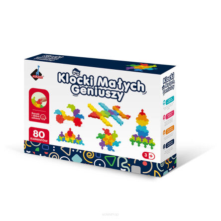 KLOCKI MAŁYCH GENIUSZY PUZZLE 80 EL. 5220