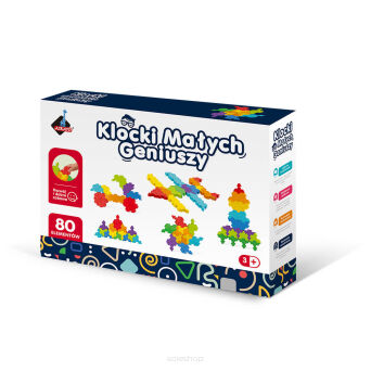 KLOCKI MAŁYCH GENIUSZY PUZZLE 80 EL. 5220