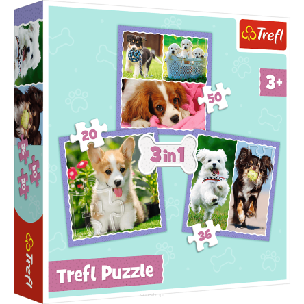 TREFL PUZZLE 3W1 UROCZE PIESKI 8545 NN