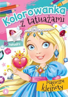 KOLOROWANKA Z TATUAŻAMI MAGICZNE KLEJNOTY 4734