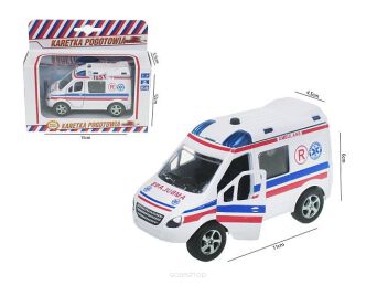 AUTO VAN POGOTOWIE 11 CM Z GŁOSEM PUD. 15 CM 1012