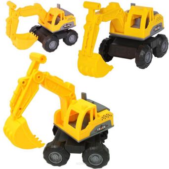 AUTO BUDOWLANE KOPARKA SUPER PLASTIK 26X17 3955