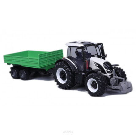 BBURAGO TRAKTOR 10 CM TRAILER VALTRAN N174 6762 NN