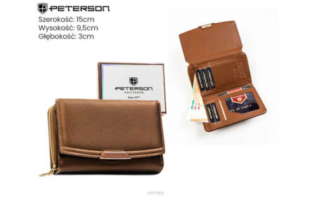 PORTFEL DAMSKI PTN 001-HN6 CYNAMON 2523 NN