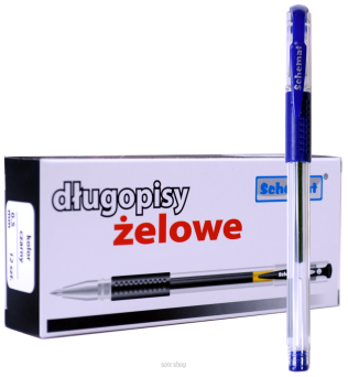 DŁUGOPIS ŻELOWY NR 1000 CZARNY [12] 7548