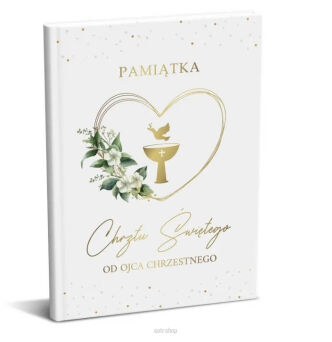 KSIĄŻECZKA PAMIĄTKA CHRZTU OJCIEC CHRZESTNY 5002 N