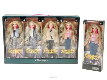 LALKA ELEGANTKA W SPODIACH I KURTCE 32X12 3195